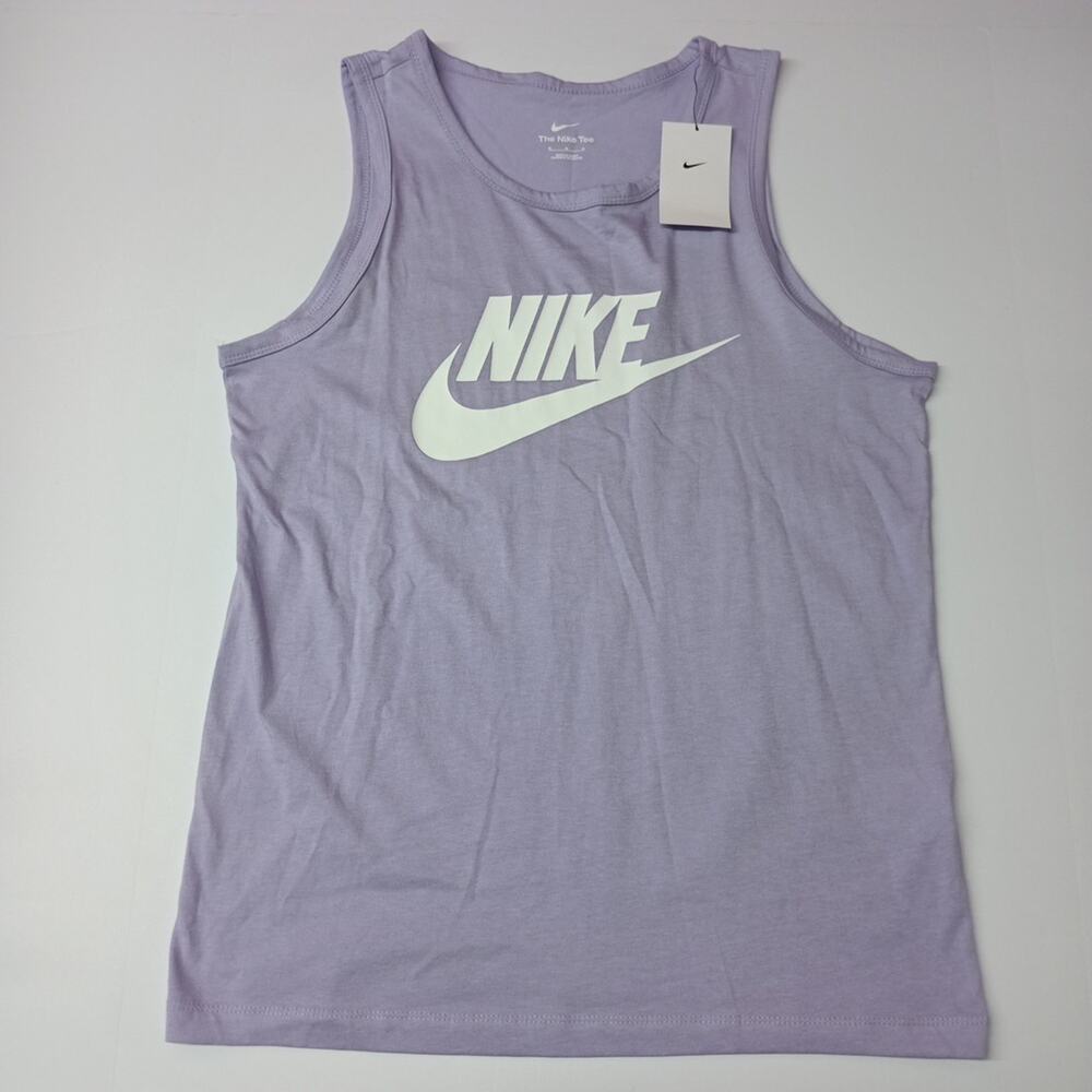 Nike Sportswear Icon Futura Tank Top Men’s M Purple White